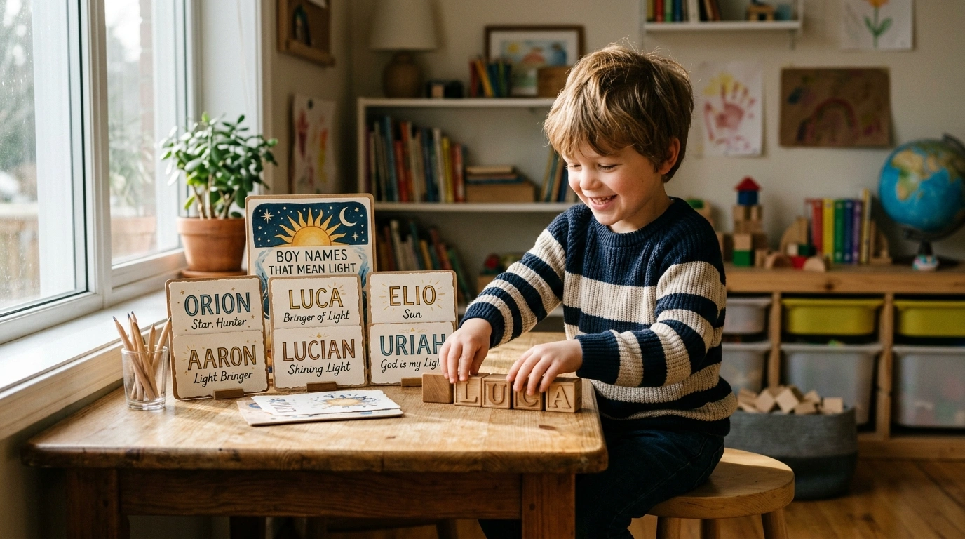 Celestial & Space-Inspired Light Names