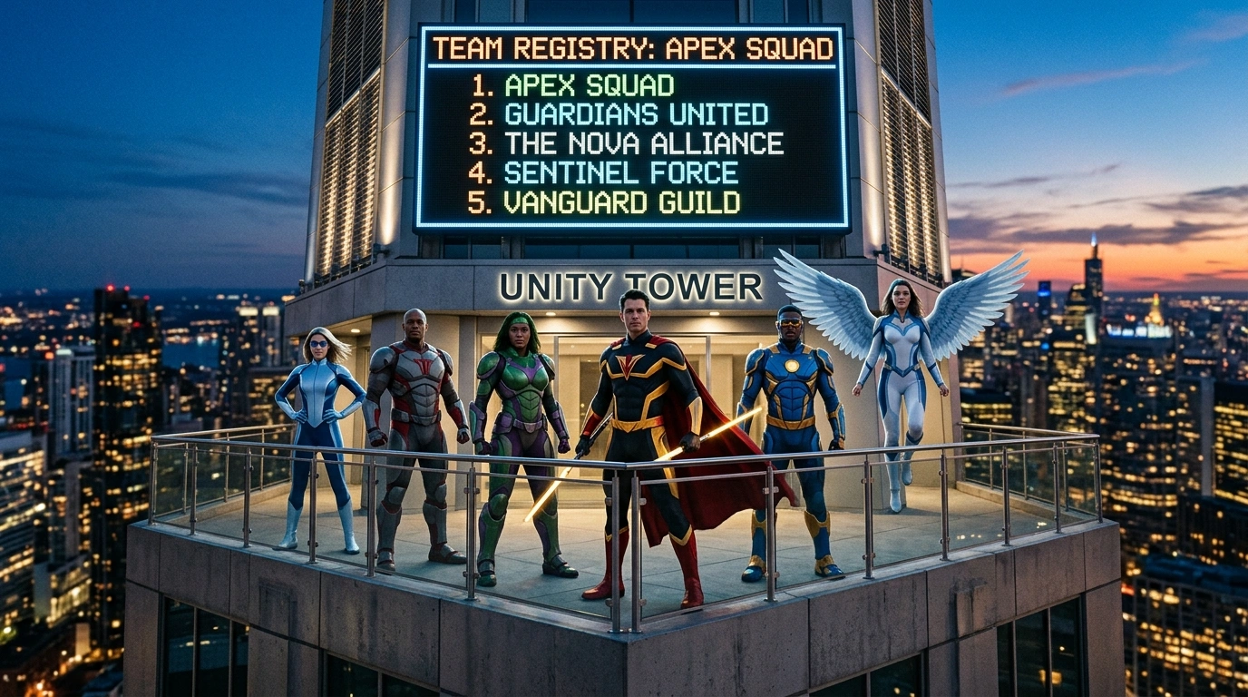 Creative Superhero Team Names
