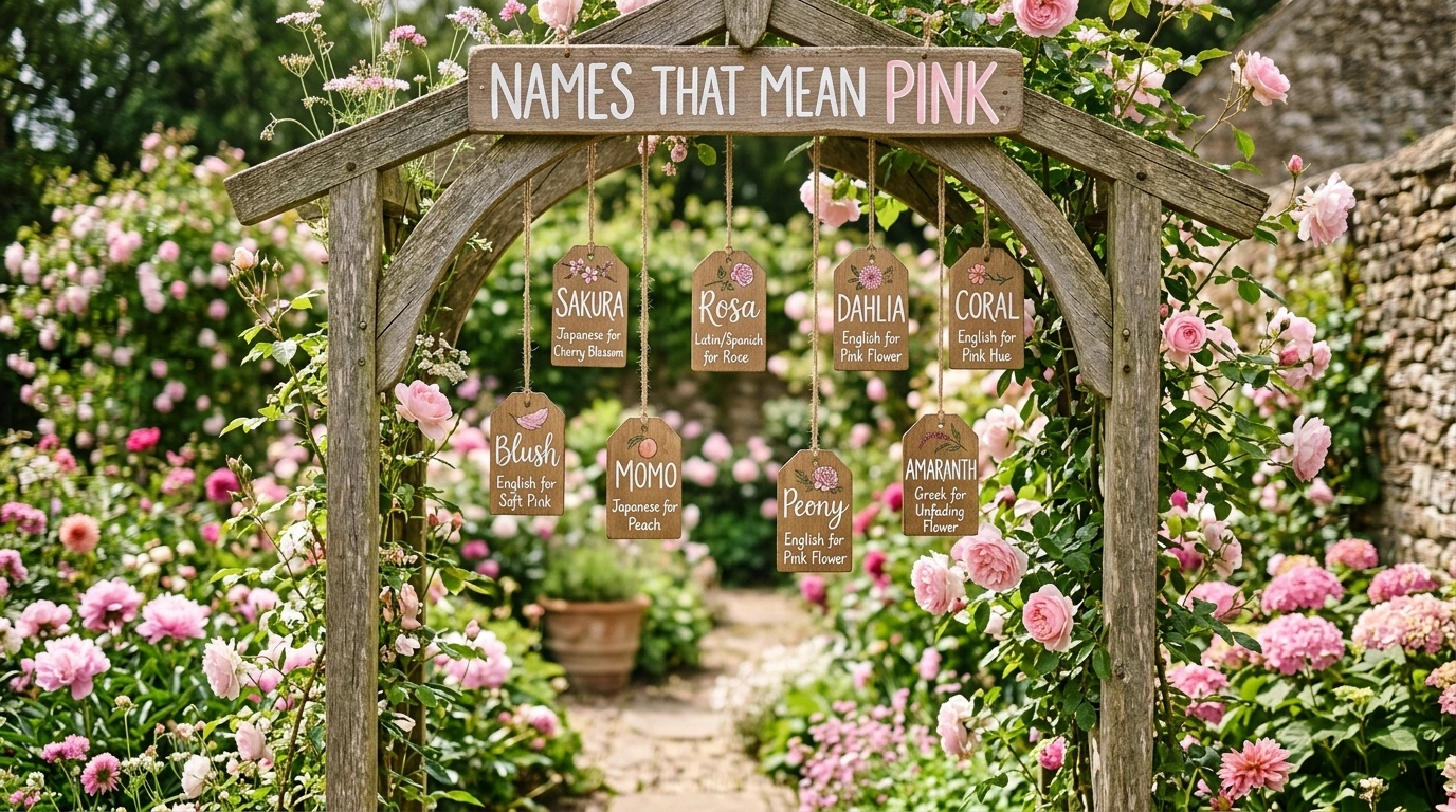 Cute and Kawaii Pink Names