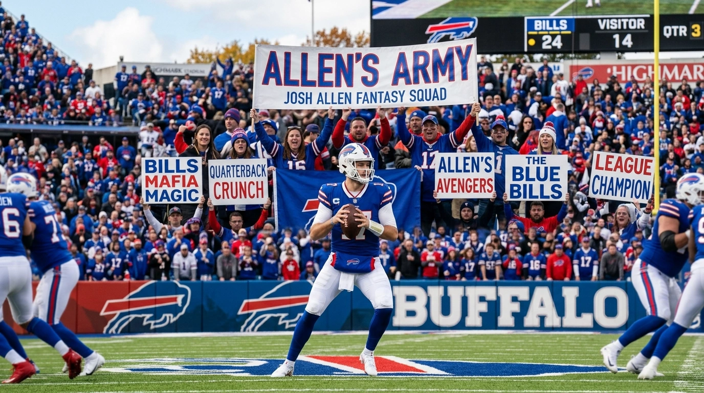 Dark Humor Josh Allen Fantasy Names