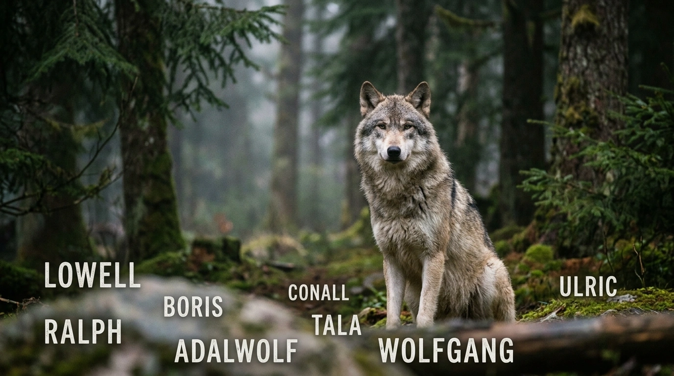 Dark & Mysterious Wolf Names