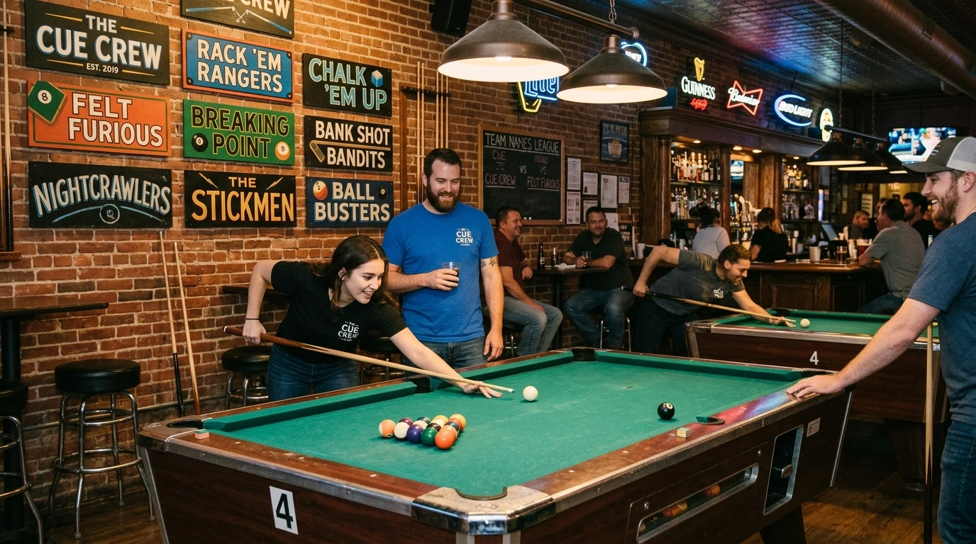 Dirty & Slightly Edgy Pool Team Names