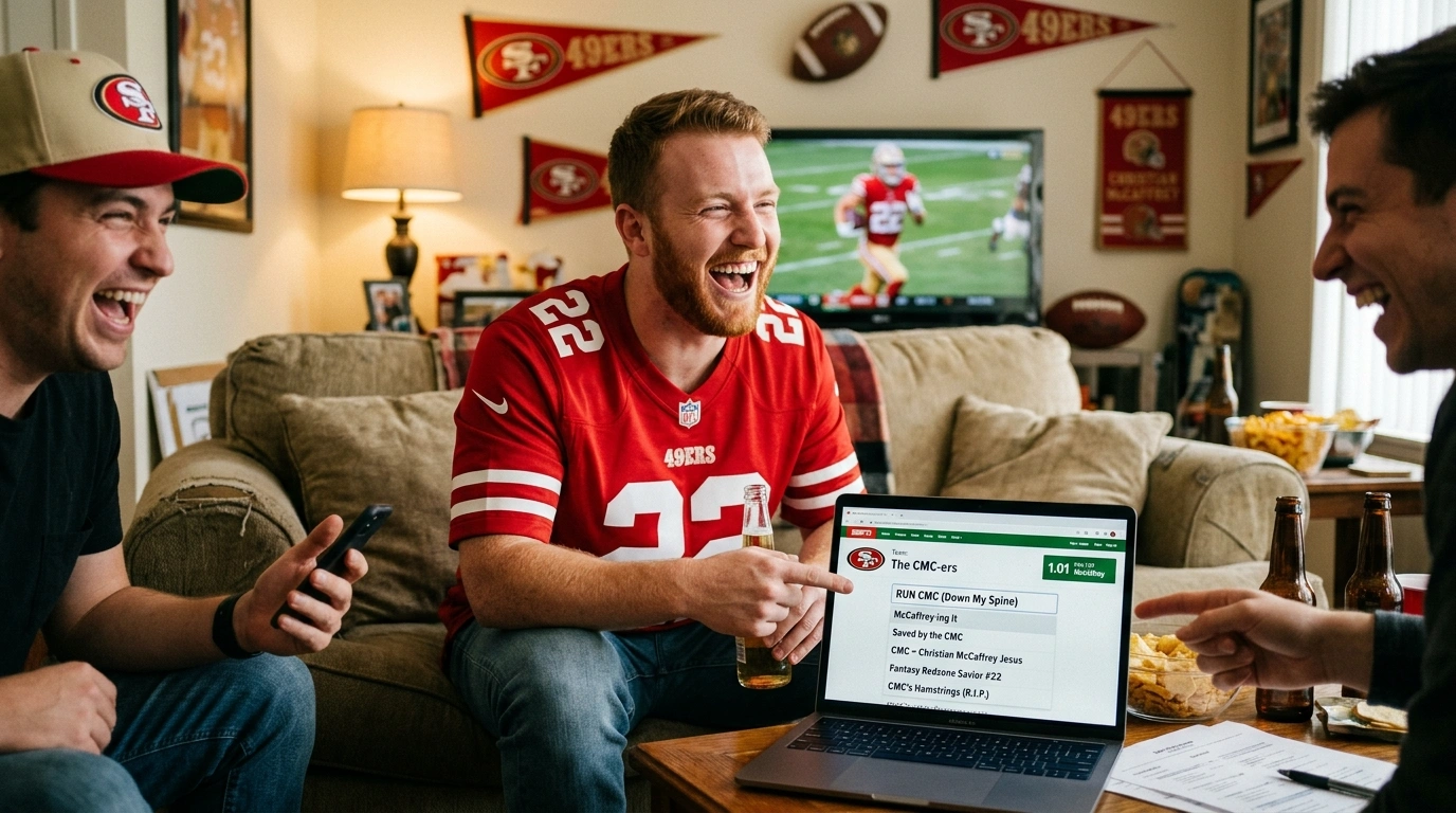 Dynasty Christian McCaffrey Fantasy Team Names