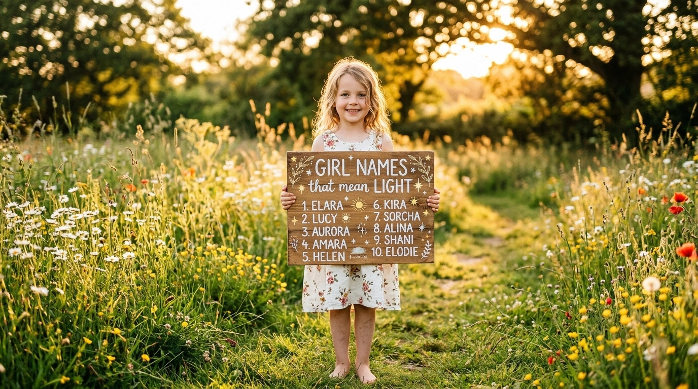 Fantasy & Magical Girl Names that Mean Light