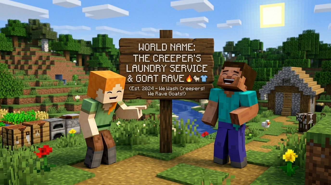 Hardcore Minecraft World Names
