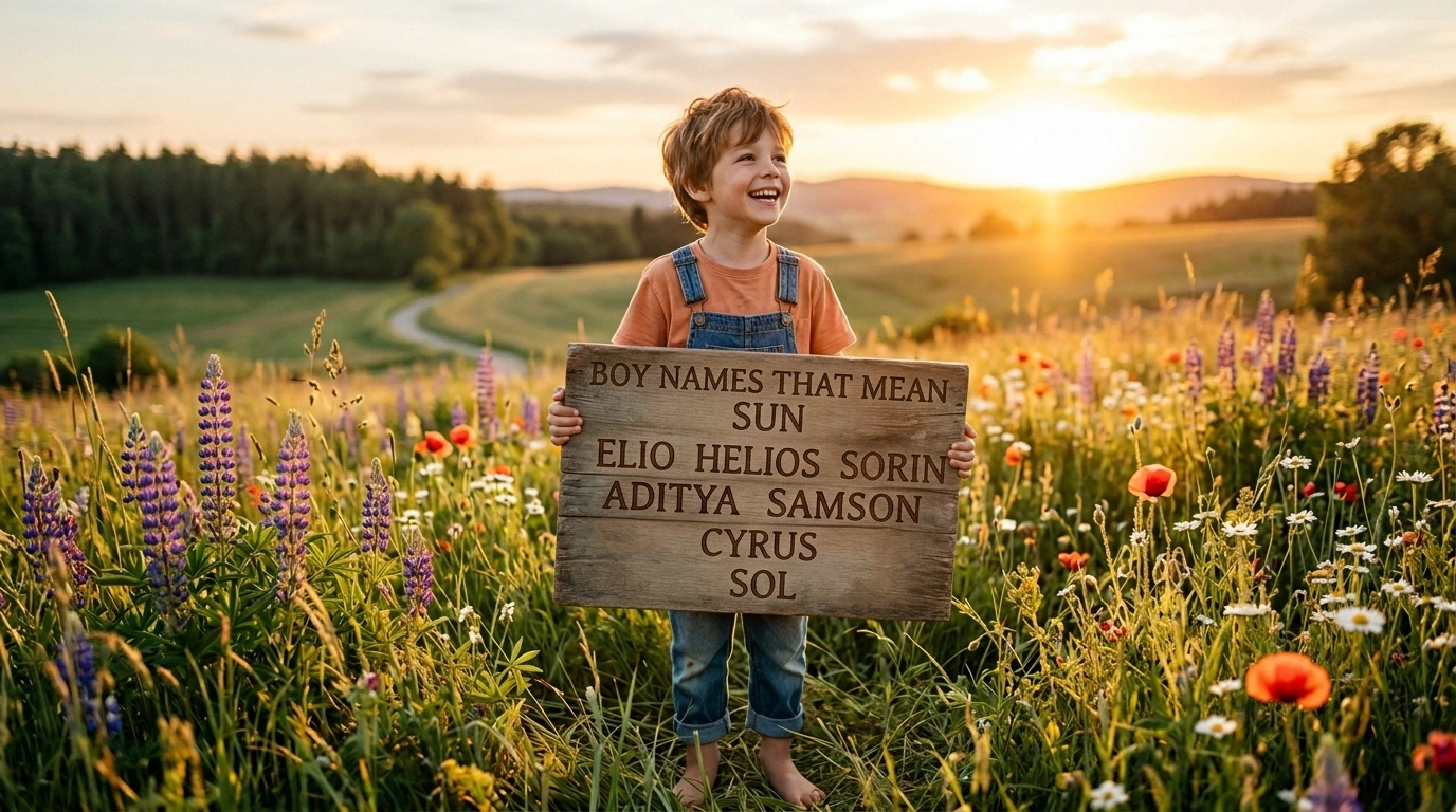 International Boy Names That Mean Sun