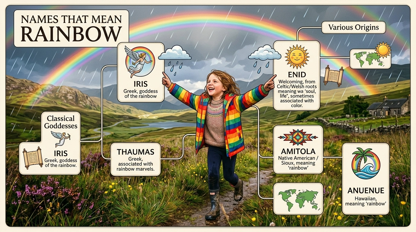Modern Rainbow-Inspired Names
