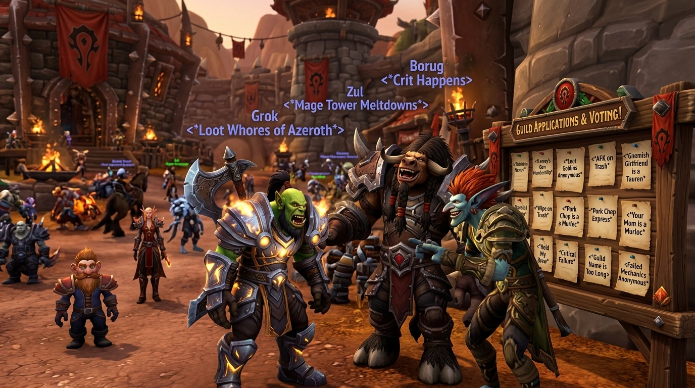 Mythic Raid Guild Names