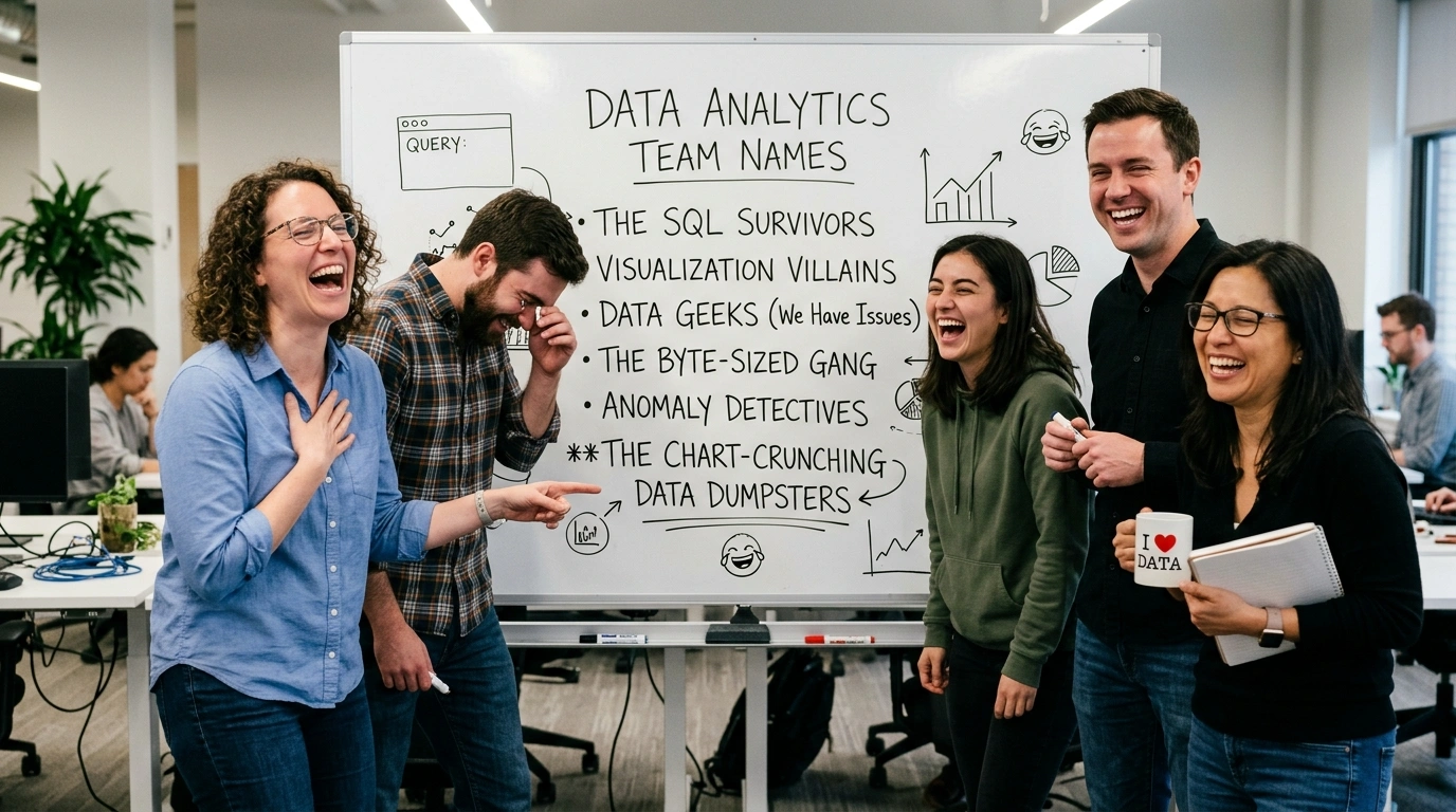 Powerful Data Analytics Team Names