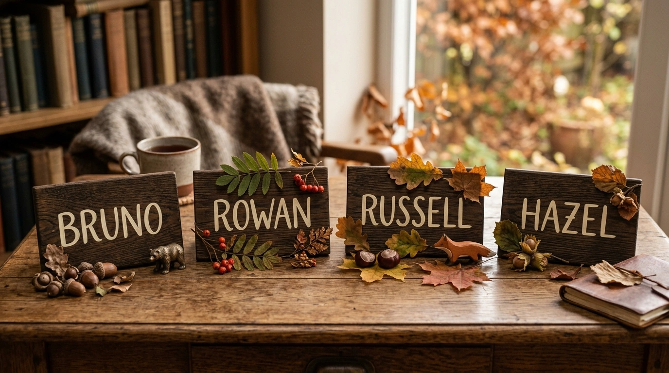 Rustic & Vintage Brown-Inspired Names
