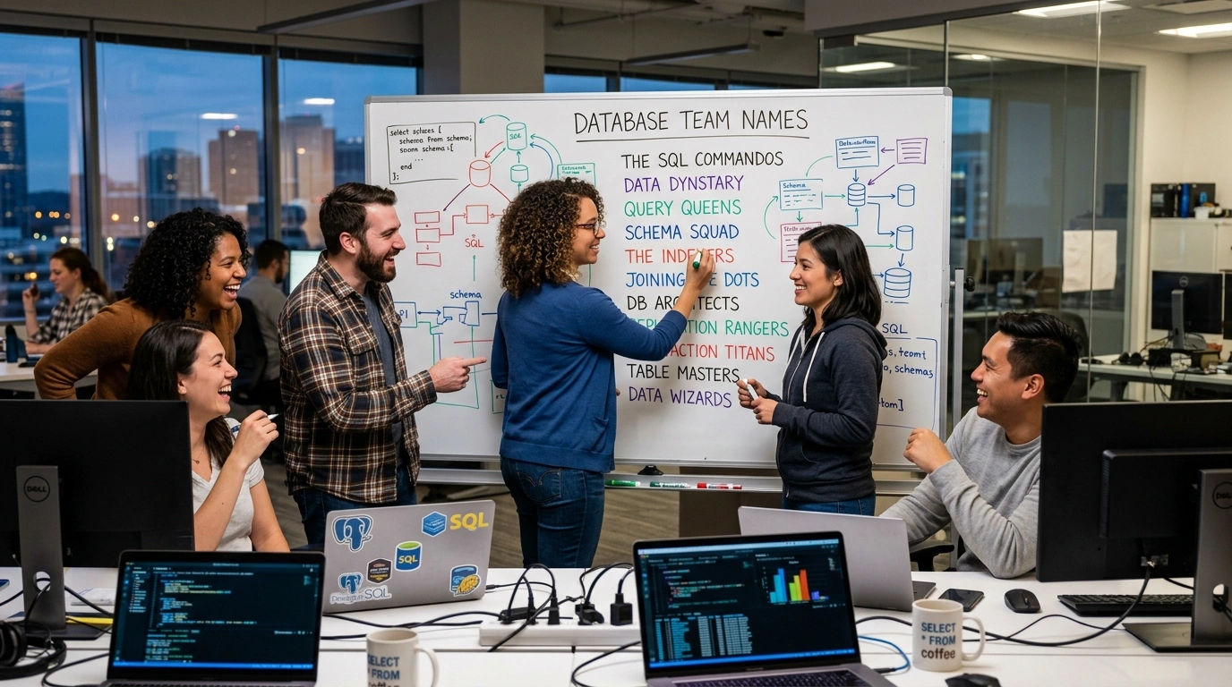 Security & Backup Database Team Names