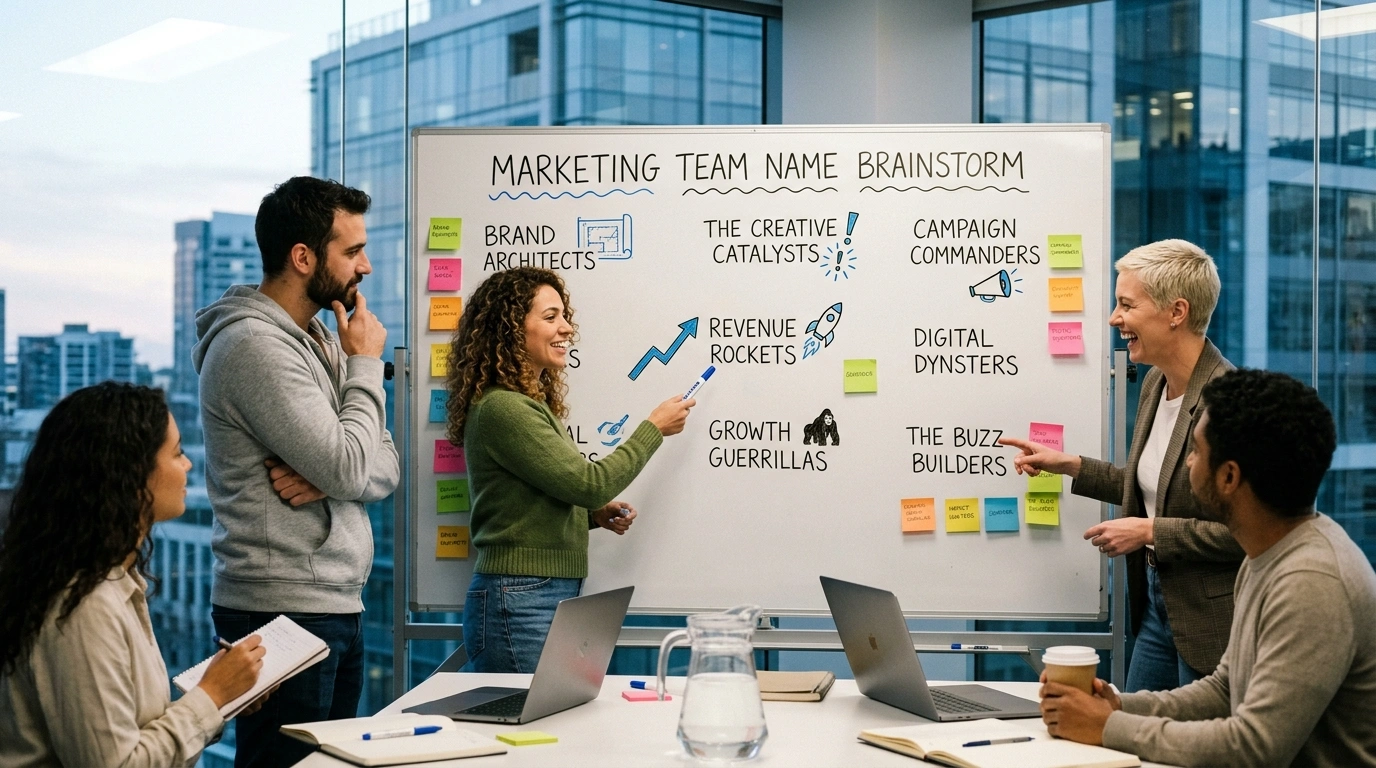 Social Media & Viral Marketing Team Names