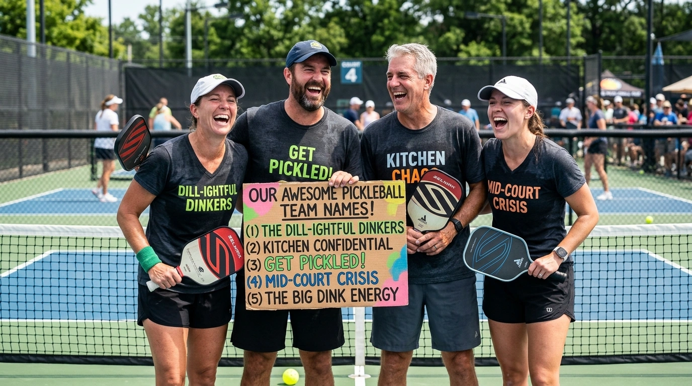 Tournament Pickleball Team Names