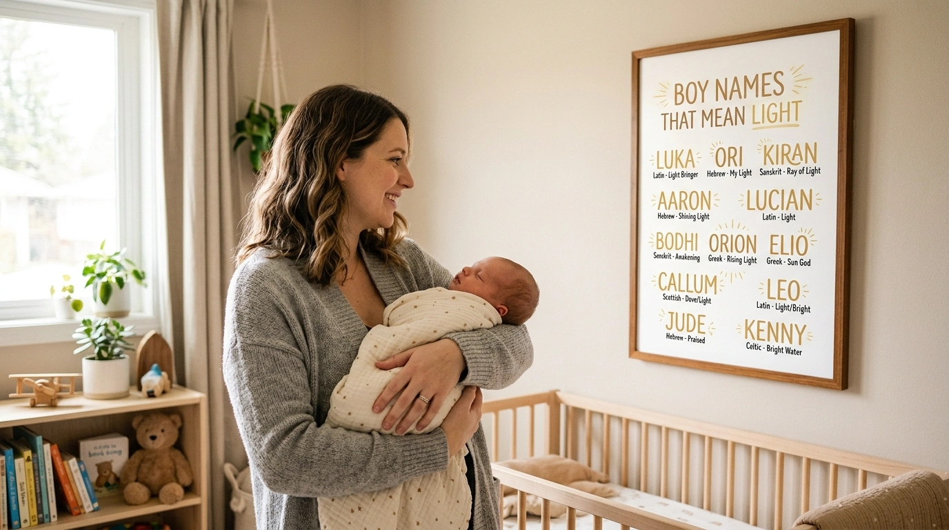 Boy Names That Mean Light in Islam