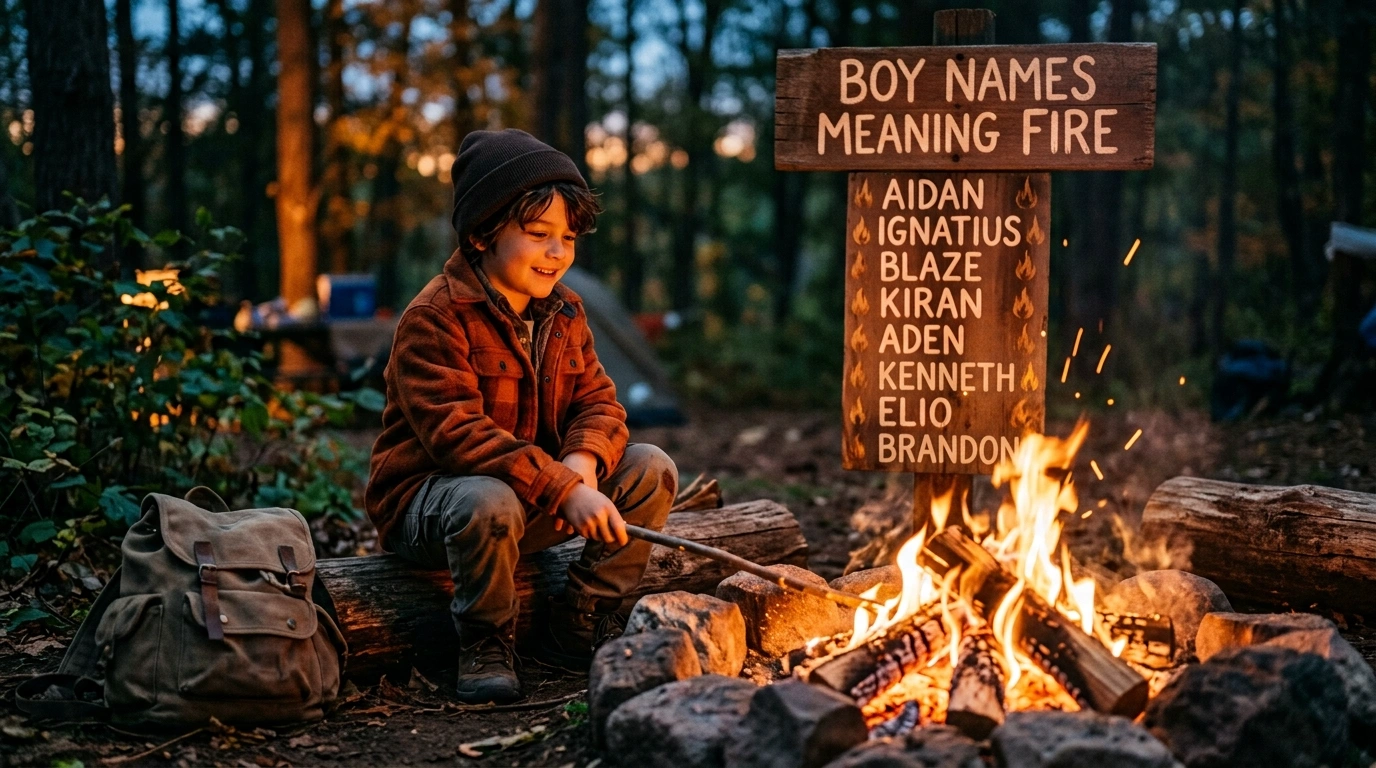 Boy names that mean heat