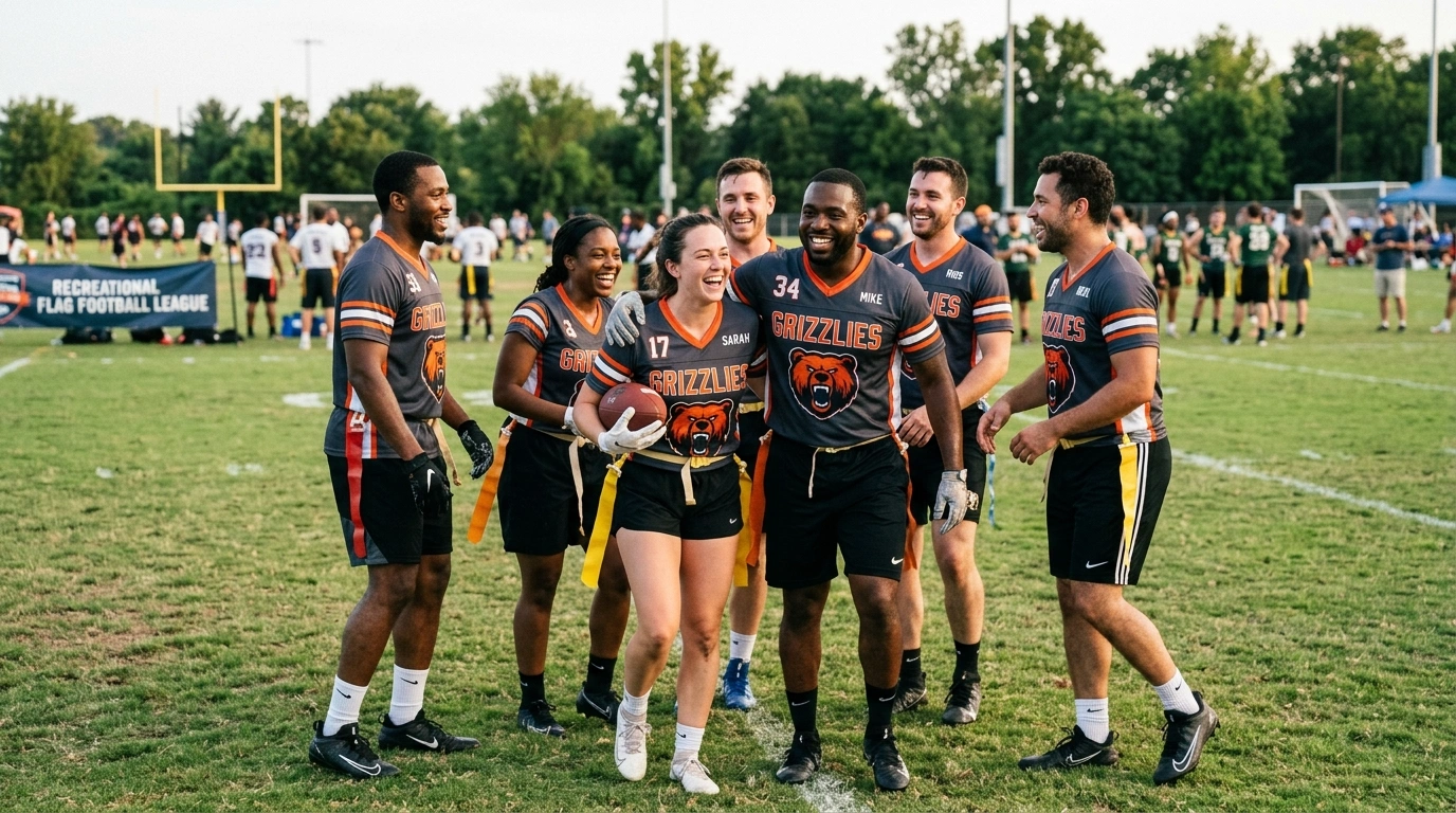 Flag football team names generator