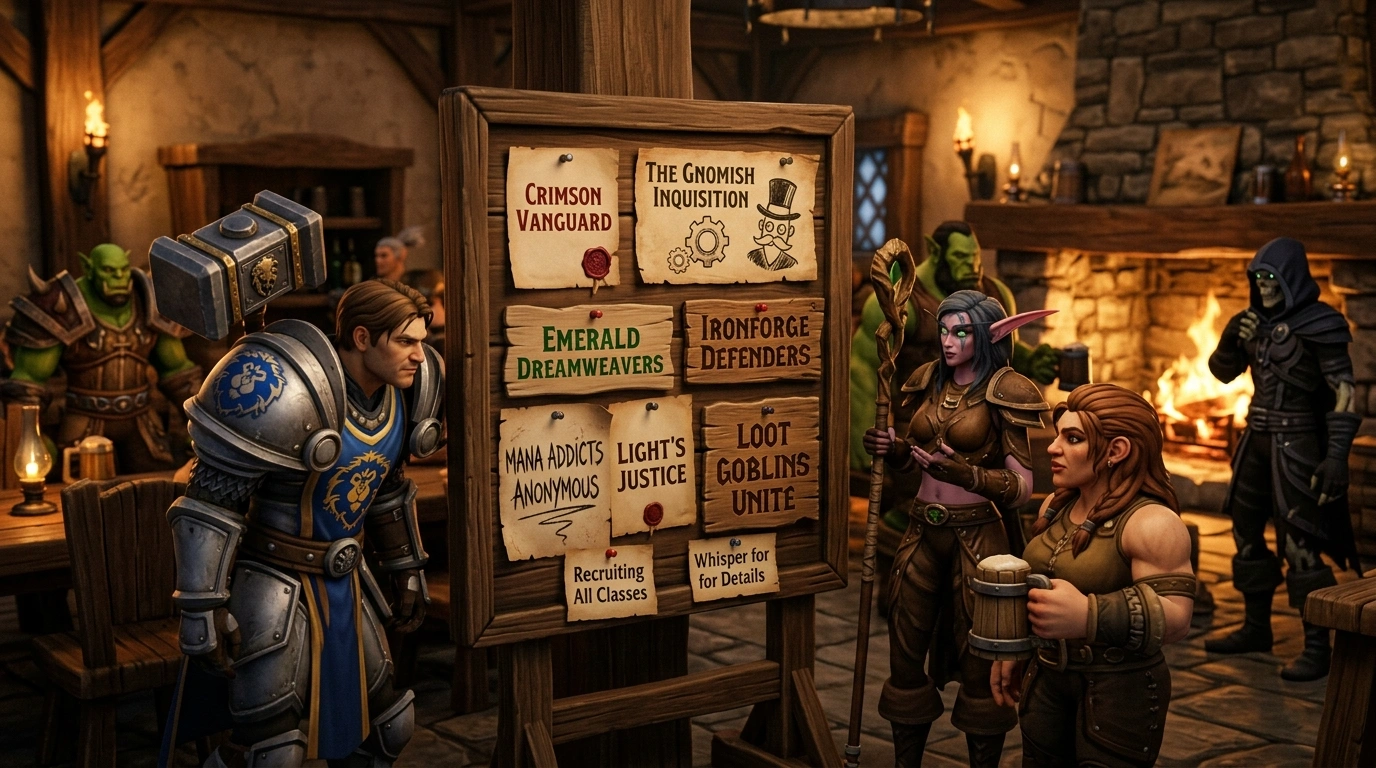Funny World of Warcraft Guild Names