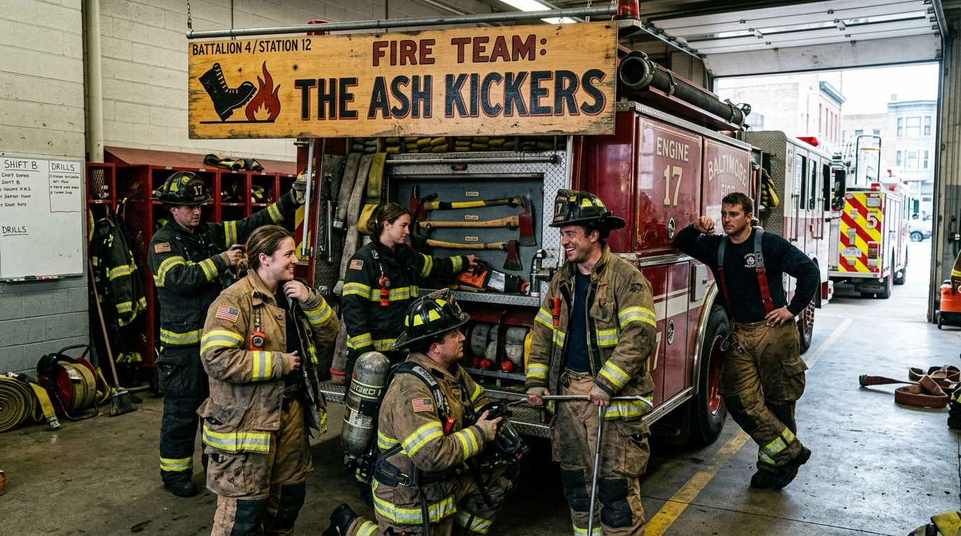 Funny firefighter Team Names