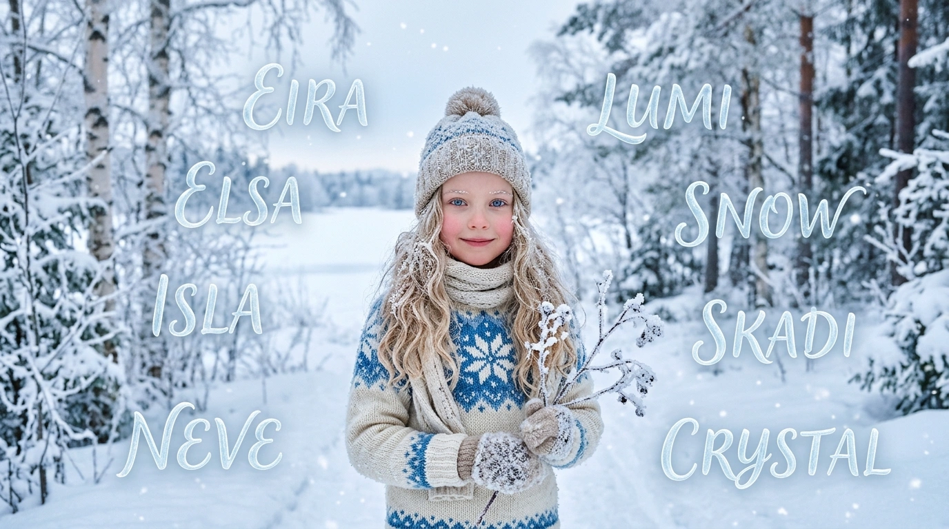 Girl Names That Mean Ice