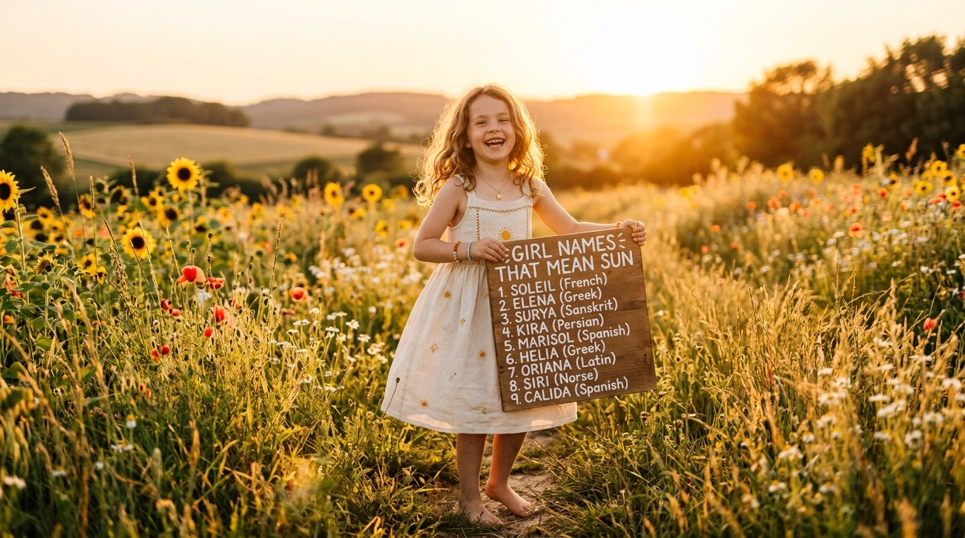 Girl Names That Mean Sun
