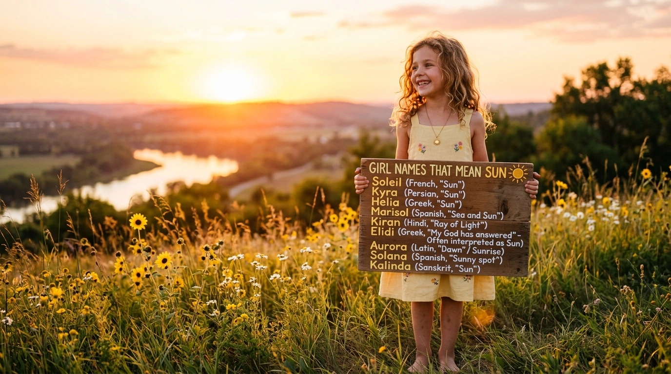 Girl Names That Mean Sunset