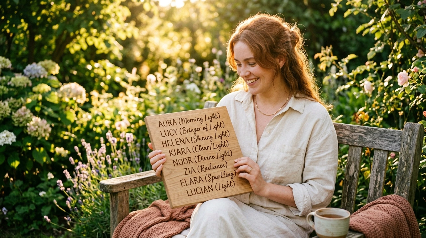 Girl names that mean light of God