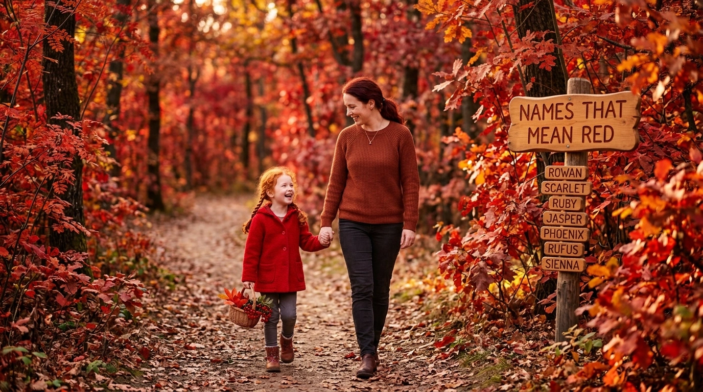 Girl names that mean red-haired