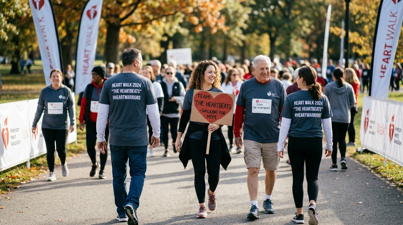 Heart Walk Team Names with Meaning