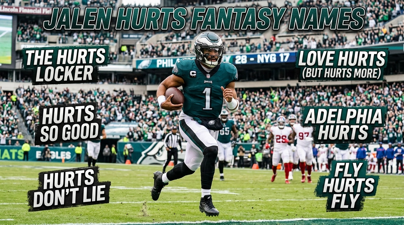 Jalen Hurts Fantasy Names for a League