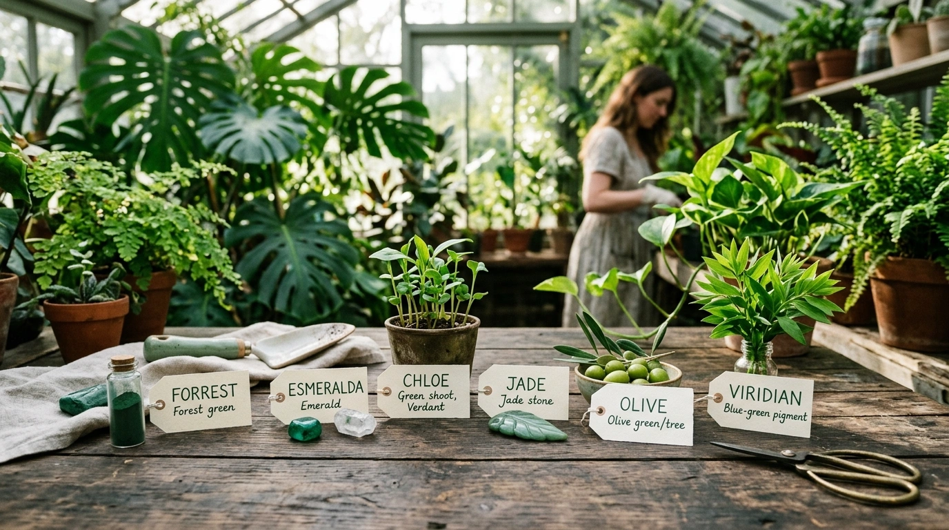 Last Names That Mean Green