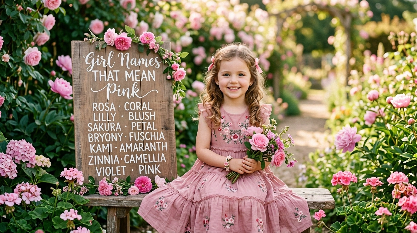 Pink Girl Names for a Baby