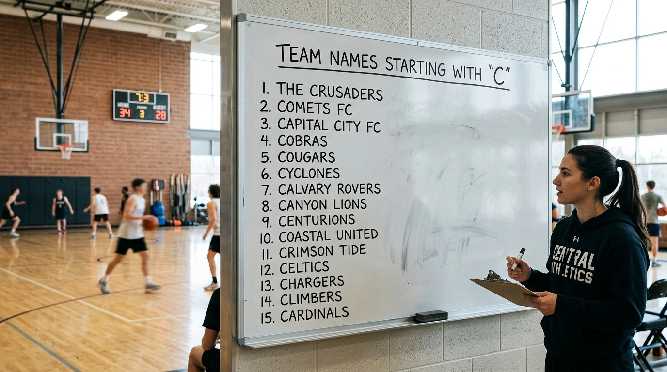 Unique Team Names Starting with C