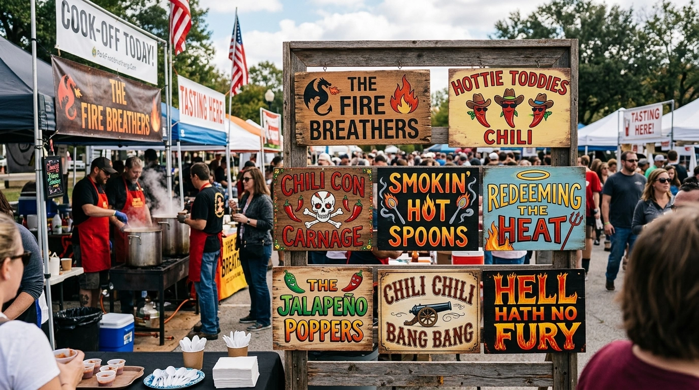 Funny Chili Cook Off Team Names