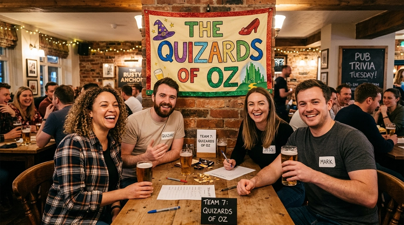 Funny Quiz Team Names