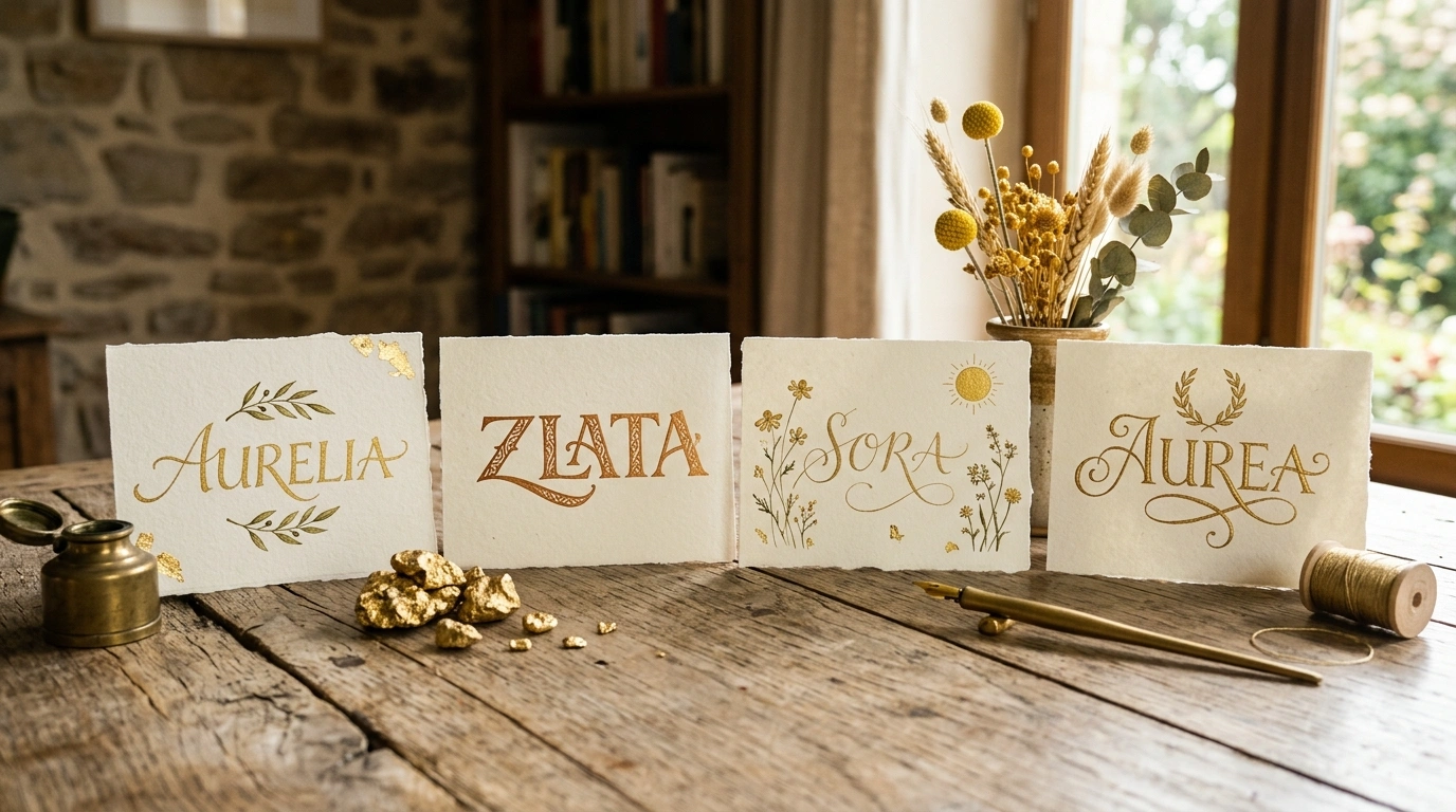 Names That Mean Gold Unisex