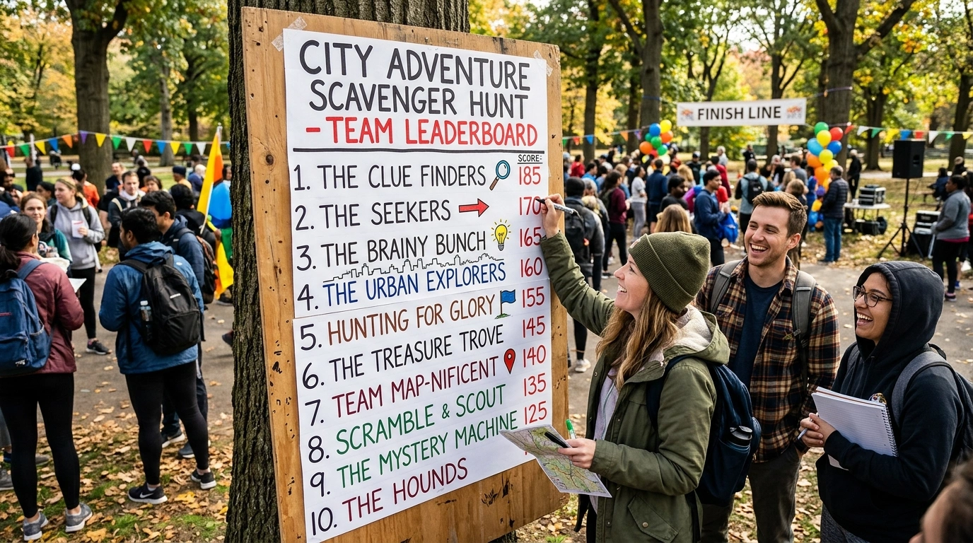 Scavenger Hunt Team Names for Work