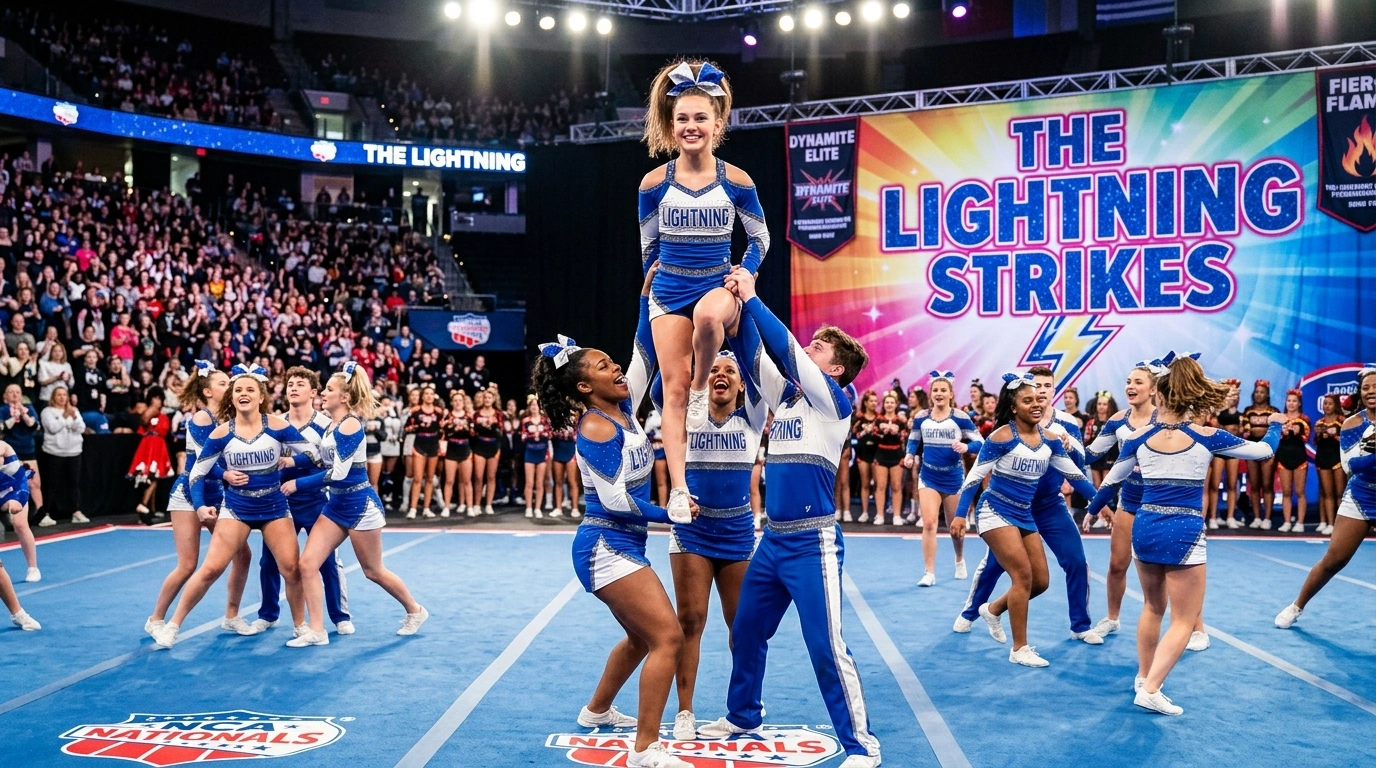 Cheer team names pink