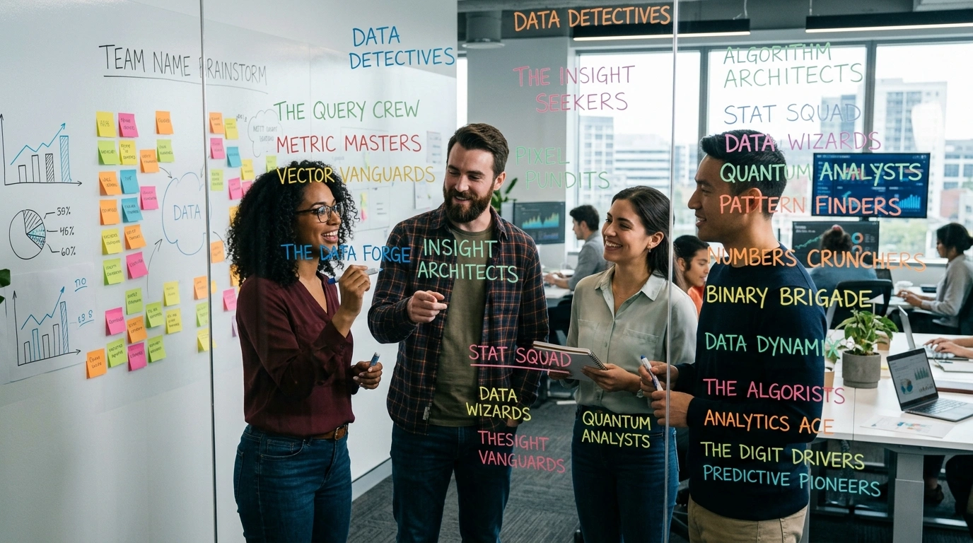 Data analytics team names ideas