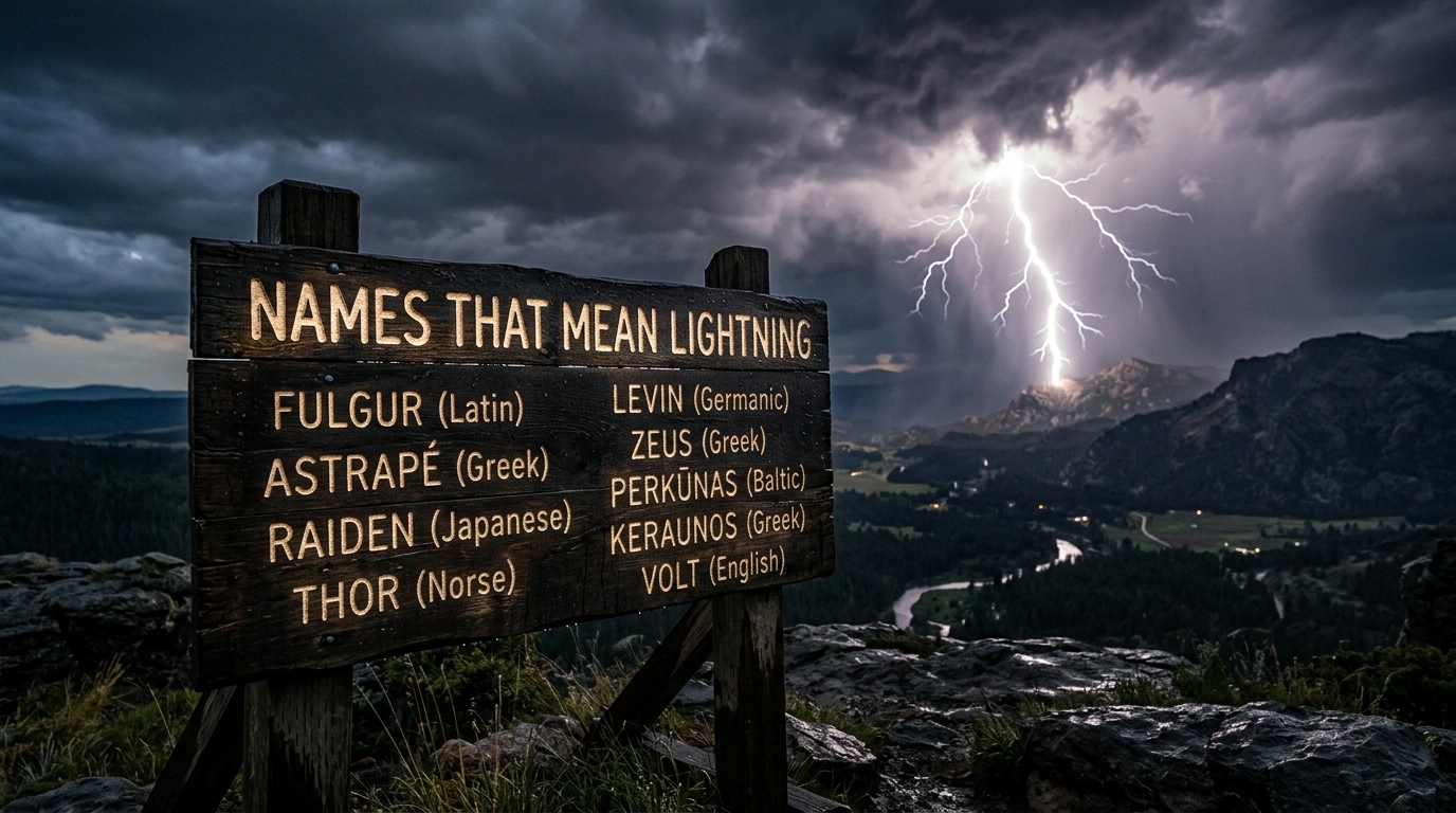 Last names that mean lightning