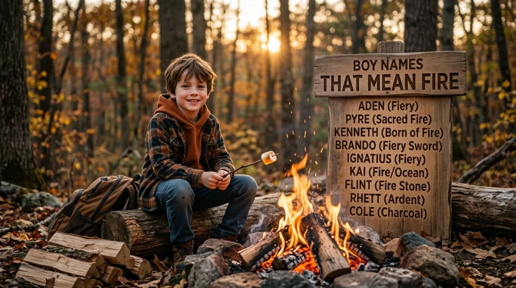 Boy names that mean fire