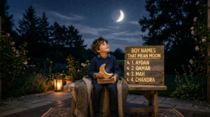Boy names that mean moon