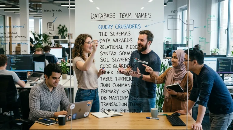 Database team names