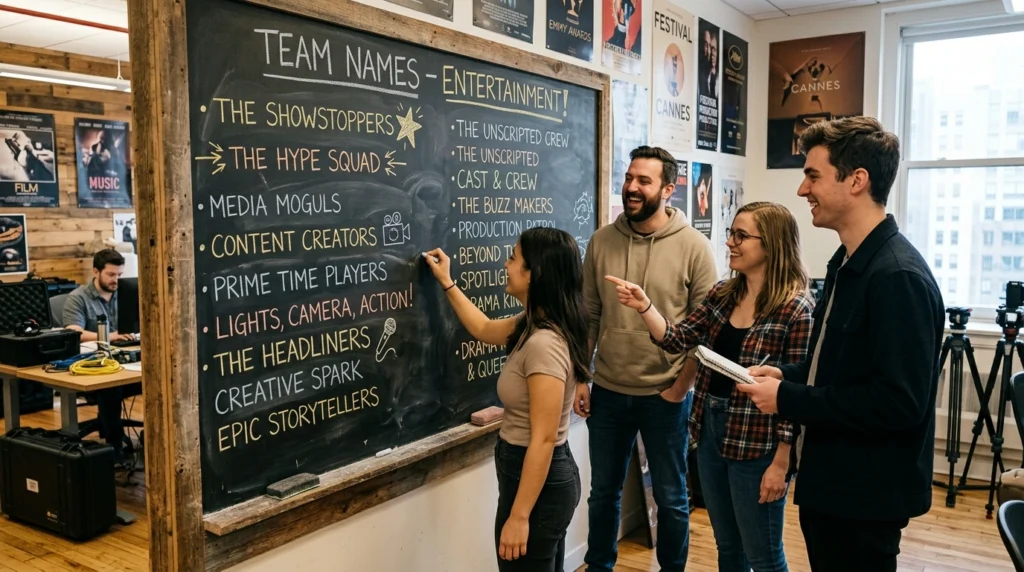 Entertainment team names