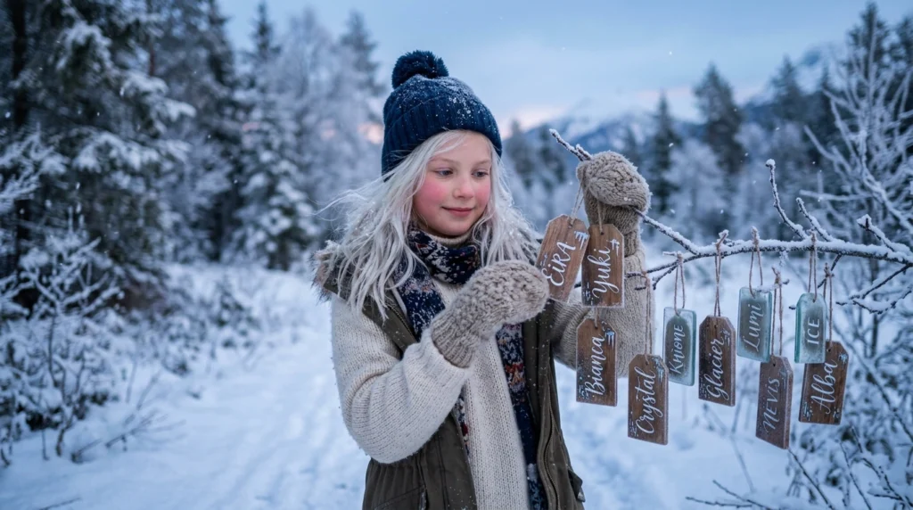 Girl names that mean ice