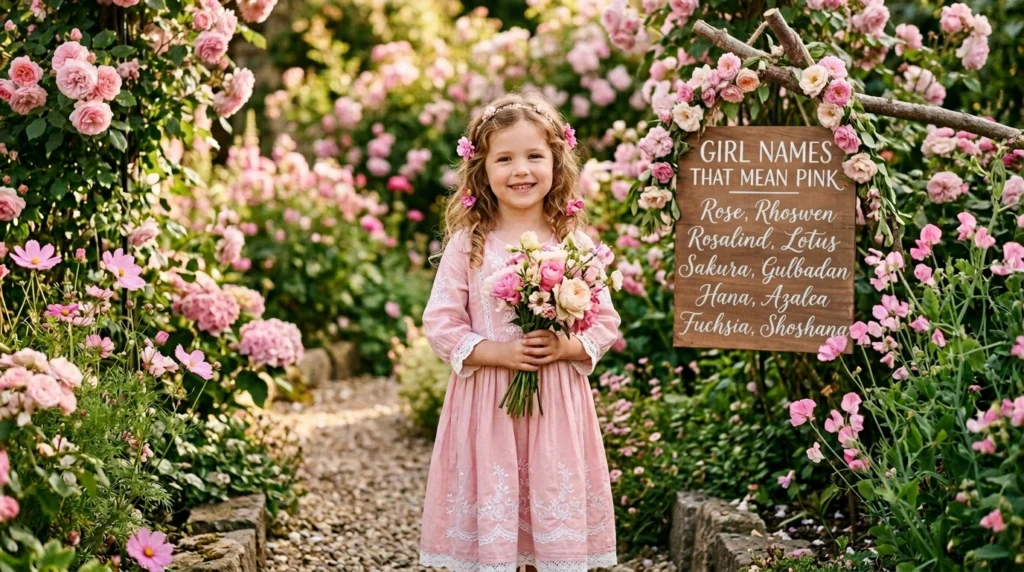 Girl names that mean pink
