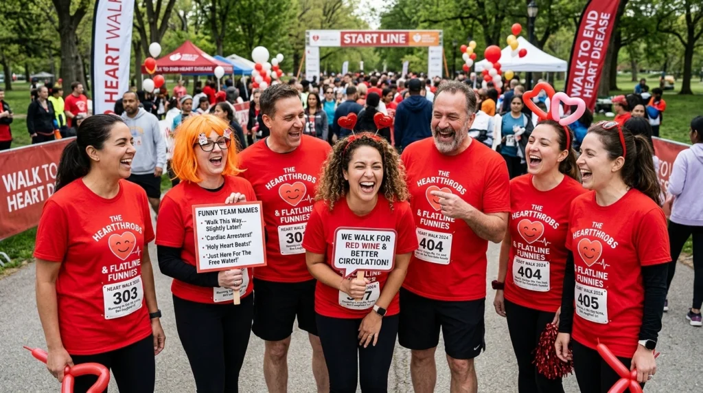 Heart Walk Team Names