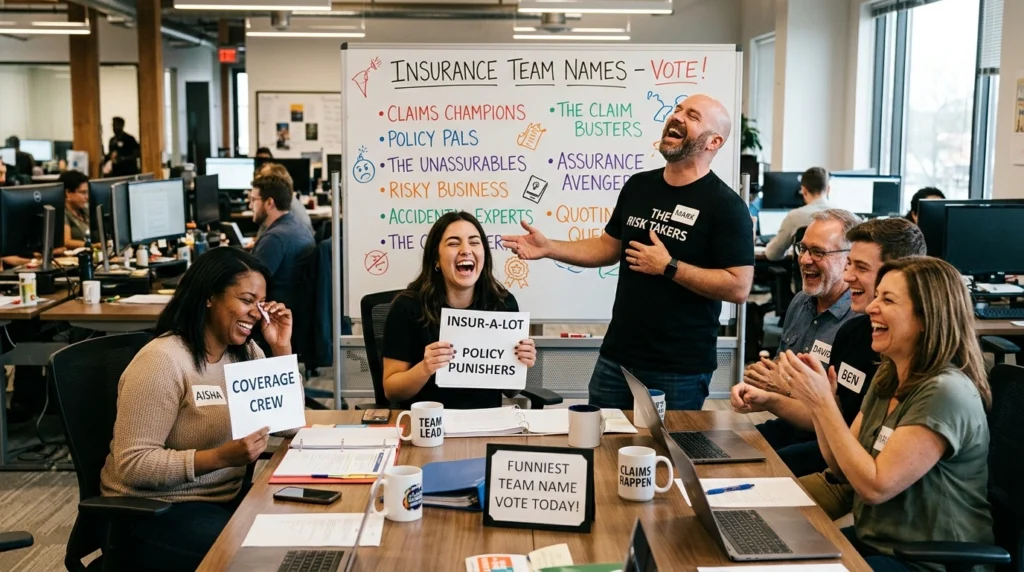 Insurance Team Names