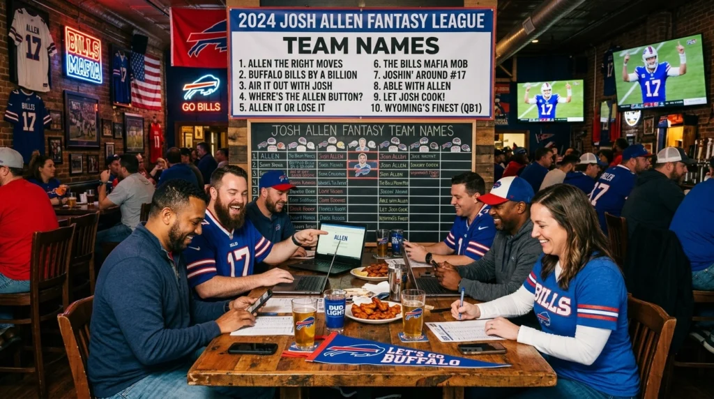 Josh Allen fantasy names