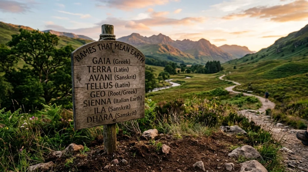 Names that mean earth