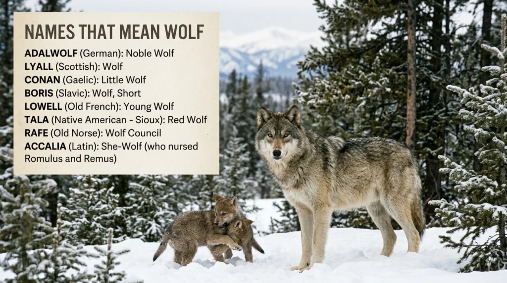 Names that mean wolf